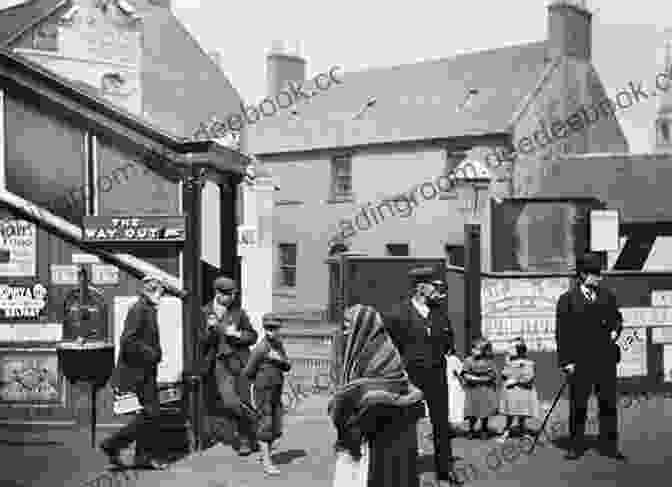 A Black And White Photograph Of Glasgow In 1900, Showing A Busy Street Scene With Horse Drawn Carriages And Pedestrians. Central Glasgow Through Time Etta Dunn