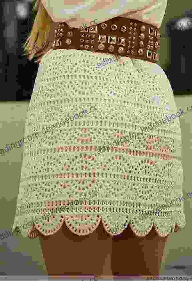 A Colorful Crochet Skirt With A Unique Geometric Pattern Beautiful Women Skirt Crochet Ideas: Amazing And Trendy Skirt Crochet Patterns