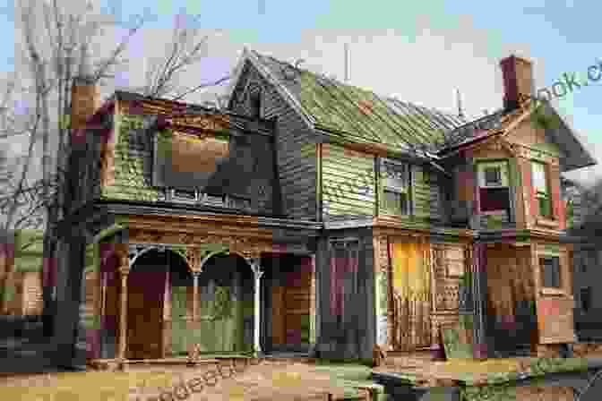 A Dilapidated And Haunting Image Of Blackson Manor, With Crumbling Walls And Boarded Up Windows, Shrouded In An Ominous Mist. Blackson S Revenge: The Poltergeist Files I