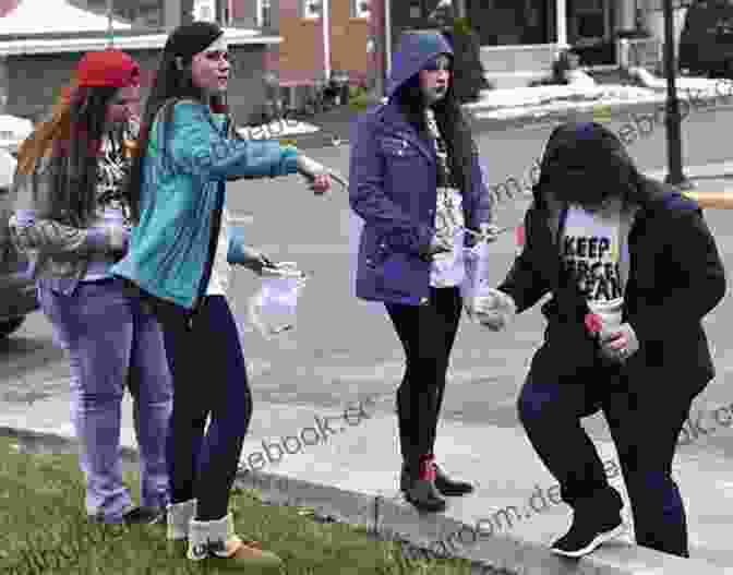 A Group Of Students Participating In A Les Desirables Kick Butts Activity Les Desirable: Kick Butts (Middle School 5)