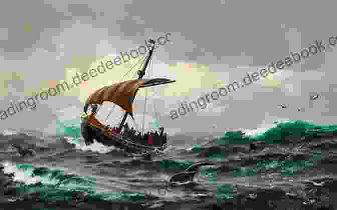 A Group Of Vikings Sailing Through A Stormy Sea, Demonstrating Their Courage And Fearlessness In The Face Of Adversity VIKING VALUES OF PILLAGE AND PLUNDER: How Relentless Dedication To Ancient Viking Values Enables Organizational Success