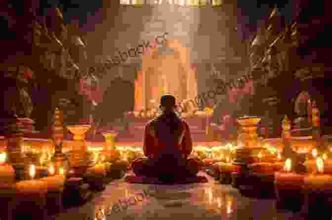 A Person Meditating In A Sacred Temple, Surrounded By Candles And Incense Pantheism: The Forever All: A Philosophical And Spiritual Guide 2nd Ed