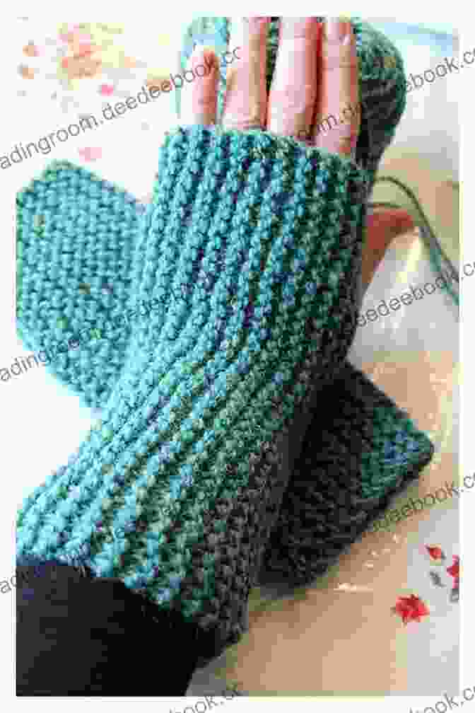 A Warm And Cozy Pair Of Garter Stitch Mittens Garter Stitch Revival: 20 Creative Knitting Patterns Featuring The Simplest Stitch