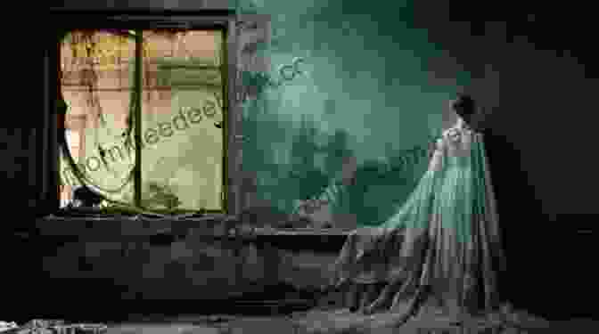 A Woman, Her Face Obscured By A Veil, Gazes Out From A Window. The Peddler S Clock (Illustrated) Adaeze Ekwueme