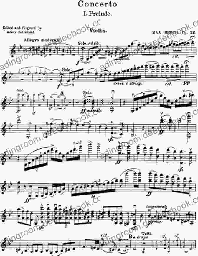 Bruch Violin Concerto No. 1, 1st Movement Fifty Famous Classical Themes For Violin: Easy And Intermediate Solos For The Advancing Violin Player