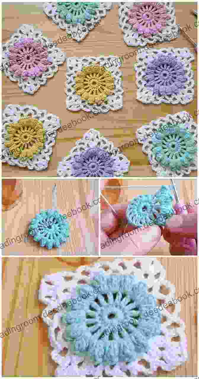 Clustered Granny Square Desirable Crochet Motifs : A Collection Of 71 Simple Vintage Crochet Granny Squares Hexagons Triangle Motifs