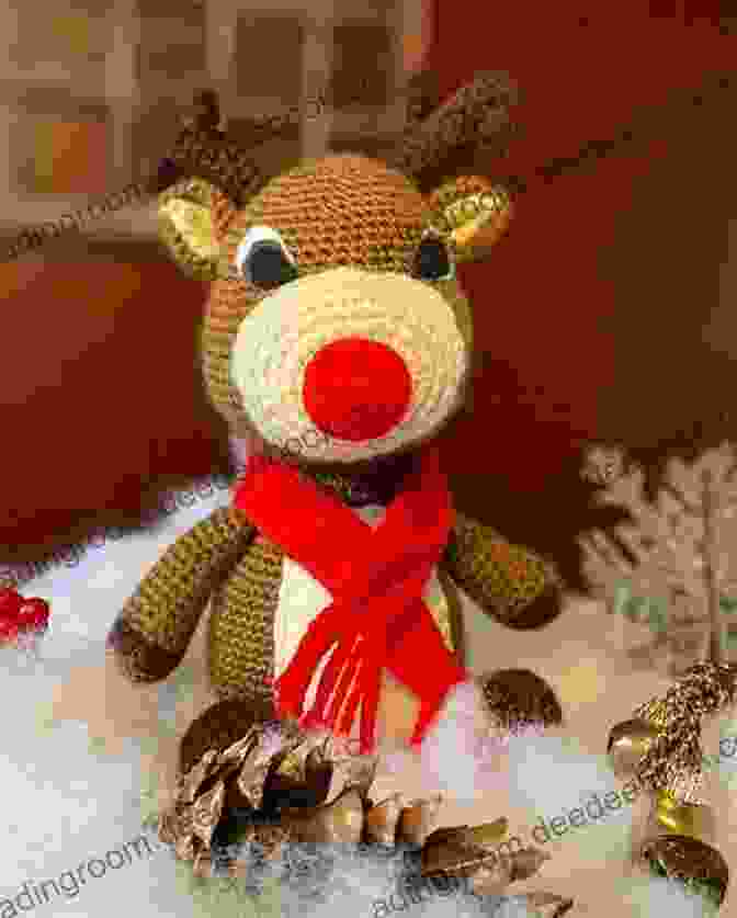 Crochet Rudolph The Red Nosed Reindeer Crochet Little Christmas Animals: Crochet Cute Christmas Patterns