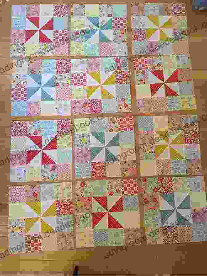 Pieced Pinwheels Quilt Pattern Scrap Basket Surprises: 18 Quilts From 2 1/2 Strips