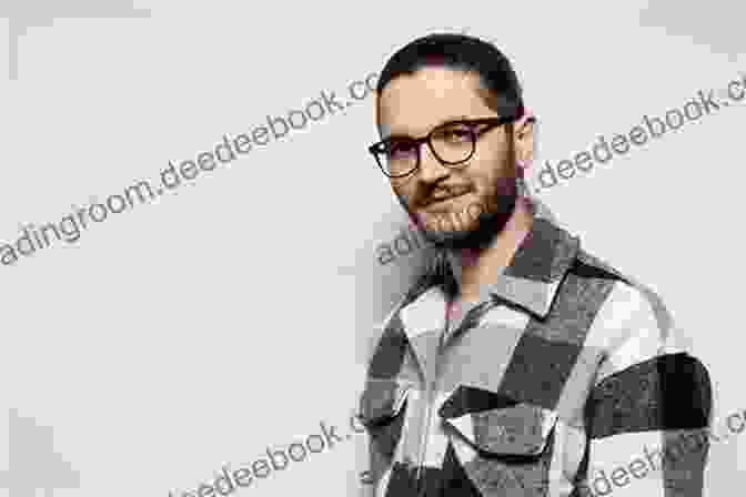 Portrait Of A Man With Short, Dark Hair And Glasses, Wearing A Plaid Shirt And Holding A Notebook. Sharp Blue Search Of Flame (Made In Michigan Writers Series)