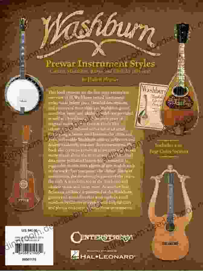 Pre War Guitars History Of Washburn Guitar: Pre War Instruments Styles Guitars Mandolins Banjos And Ukuleles 1883 1940