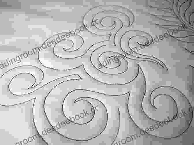 Scrolling Free Motion Quilting Design From Daisy To Paisley: 50 Beginner Free Motion Quilting Designs