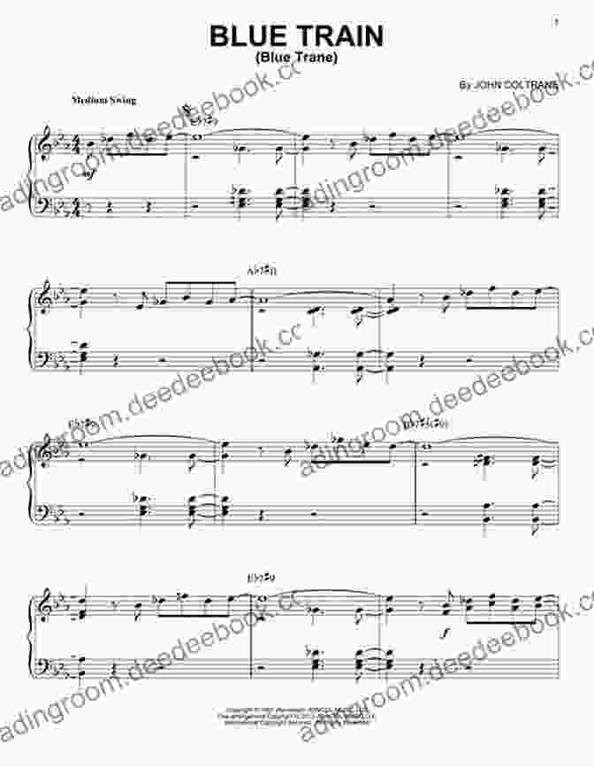 Sheet Music For Blue Train First 50 Songs You Should Play On Vibraphone: A Must Have Collection Of Well Known Songs Arranged For Vibraphone