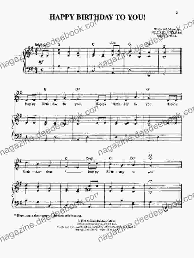 Sheet Music For Happy Birthday To You First 50 Songs You Should Play On Vibraphone: A Must Have Collection Of Well Known Songs Arranged For Vibraphone