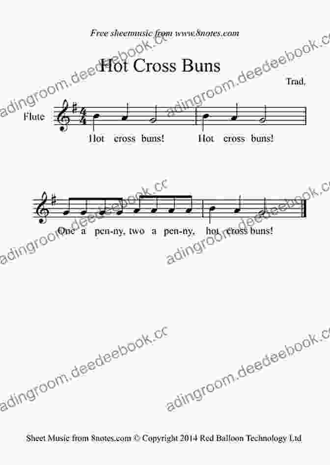 Sheet Music For Hot Cross Buns First 50 Songs You Should Play On Vibraphone: A Must Have Collection Of Well Known Songs Arranged For Vibraphone