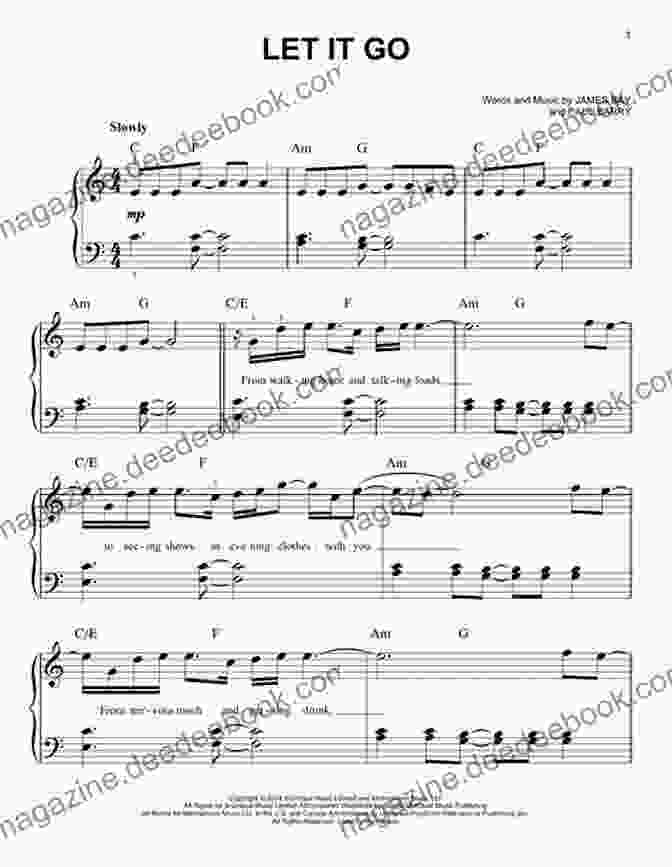 Sheet Music For Let It Go First 50 Songs You Should Play On Vibraphone: A Must Have Collection Of Well Known Songs Arranged For Vibraphone