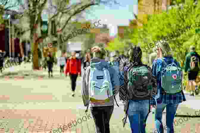 Students Walk Across The Blairwood University Campus Kiss Me Forever (Blairwood University)