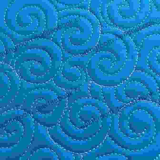 Swirly Loops Free Motion Quilting Design From Daisy To Paisley: 50 Beginner Free Motion Quilting Designs