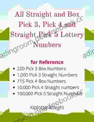 All Straight And Box Pick 3 Pick 4 And Straight Pick 5 Lottery Numbers: For Reference